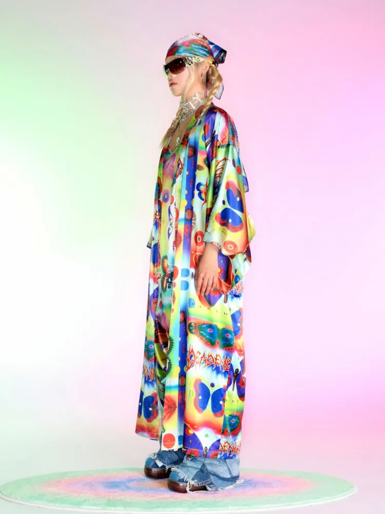 Long Kimono Cardigan Jacket【s0000007151】