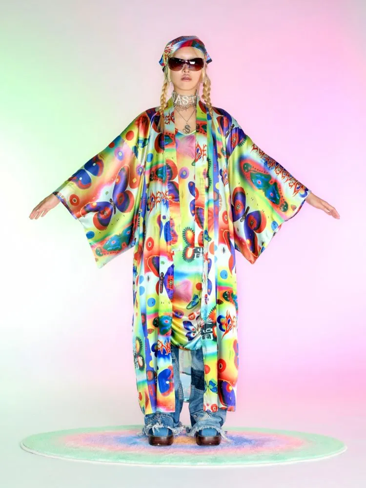 Long Kimono Cardigan Jacket【s0000007151】