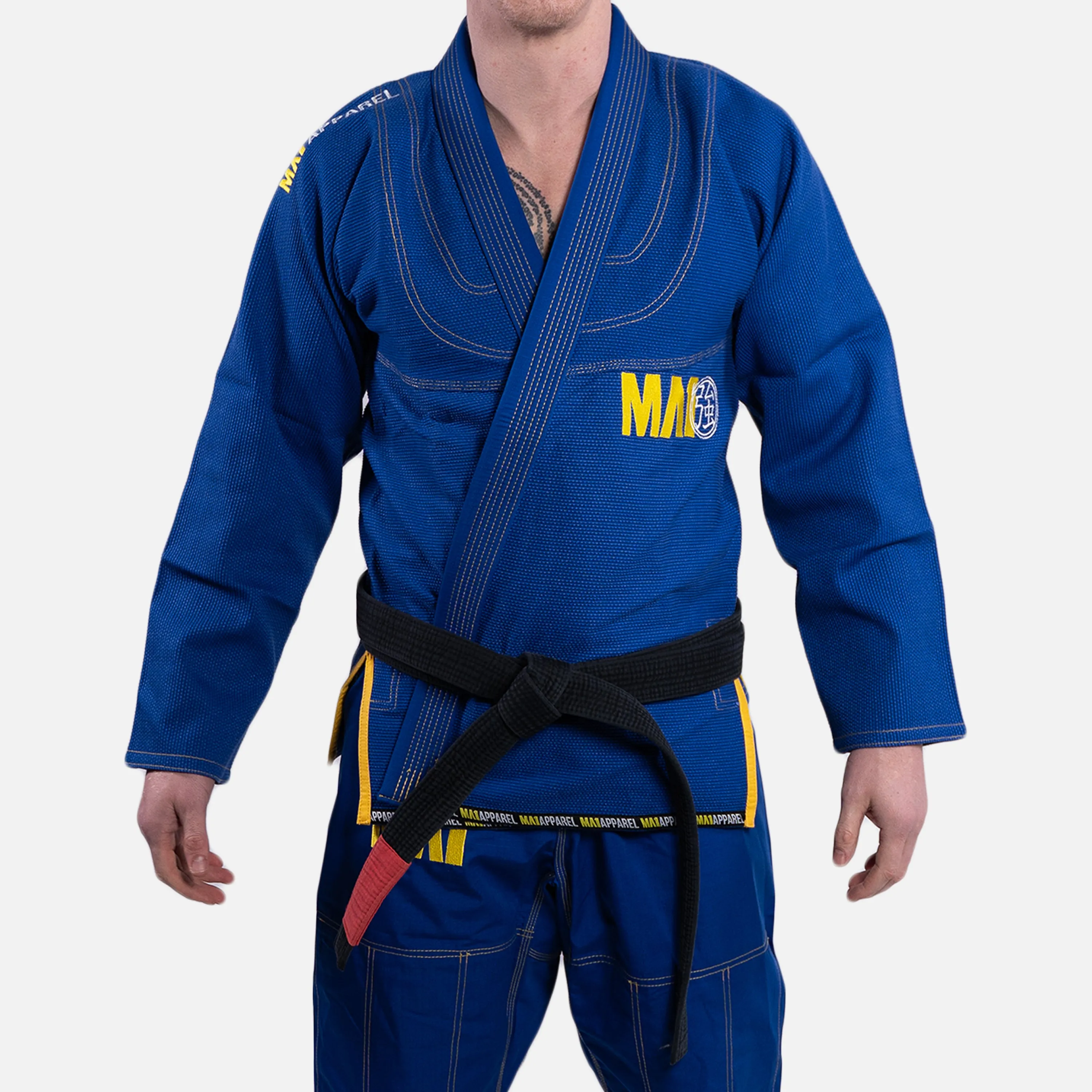 MA1 Premium Comp Gi - Blue & Yellow