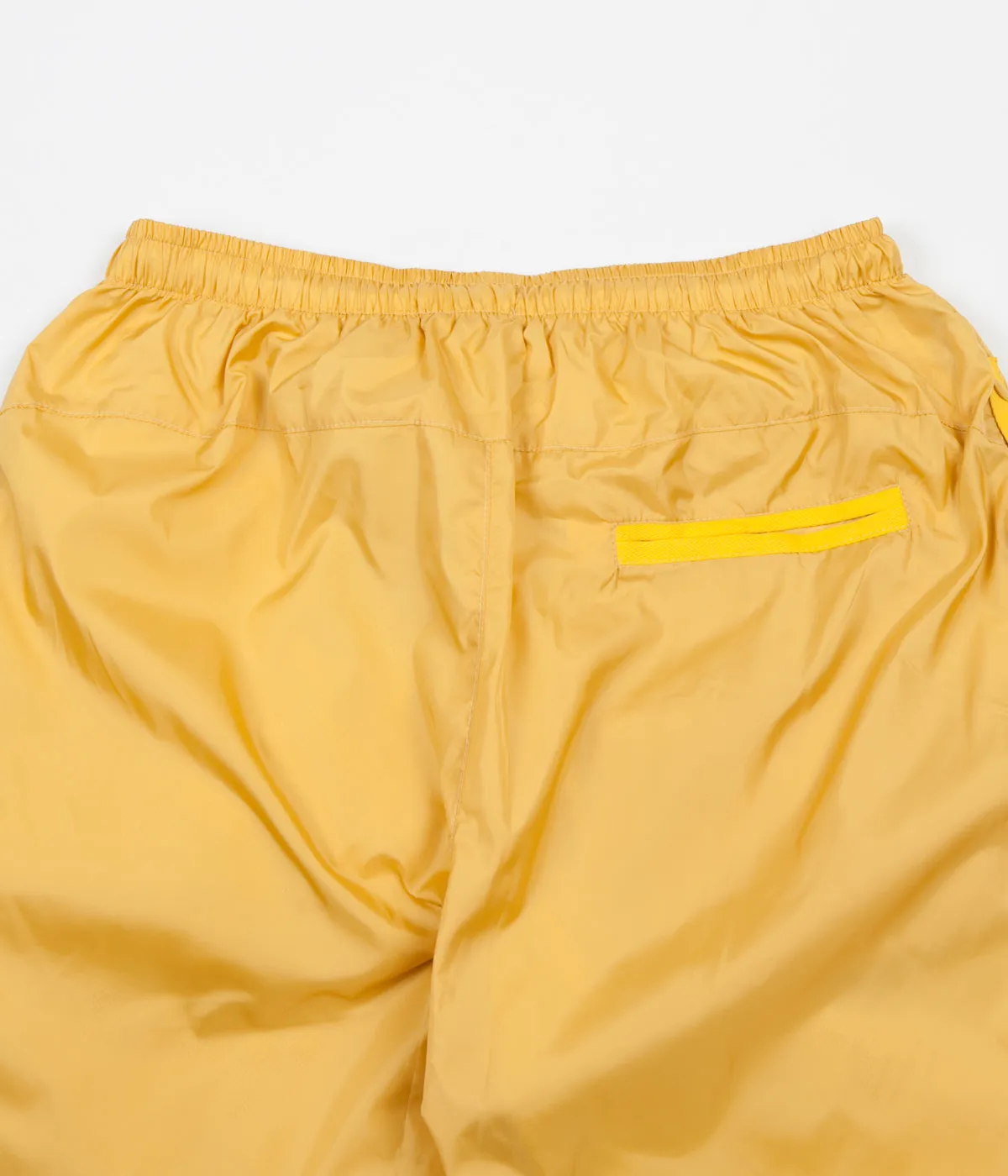 Magenta Plant Track Pants - Pale Yellow