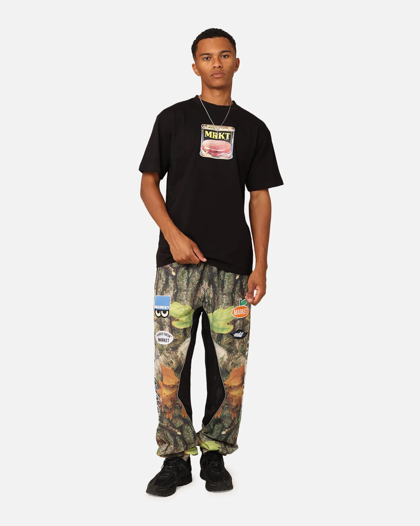 Market Faux Tree Reversible Track Pants Multi