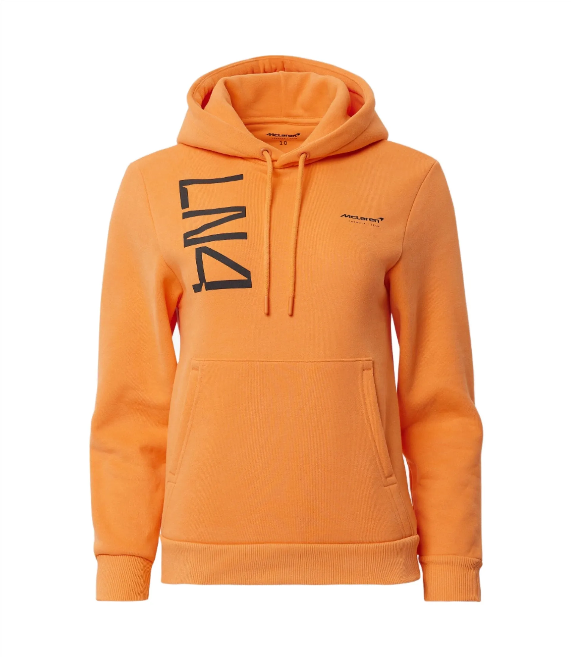 McLaren F1 Women's Lando Norris LN4 Core Hoodie -Black/Nectarine