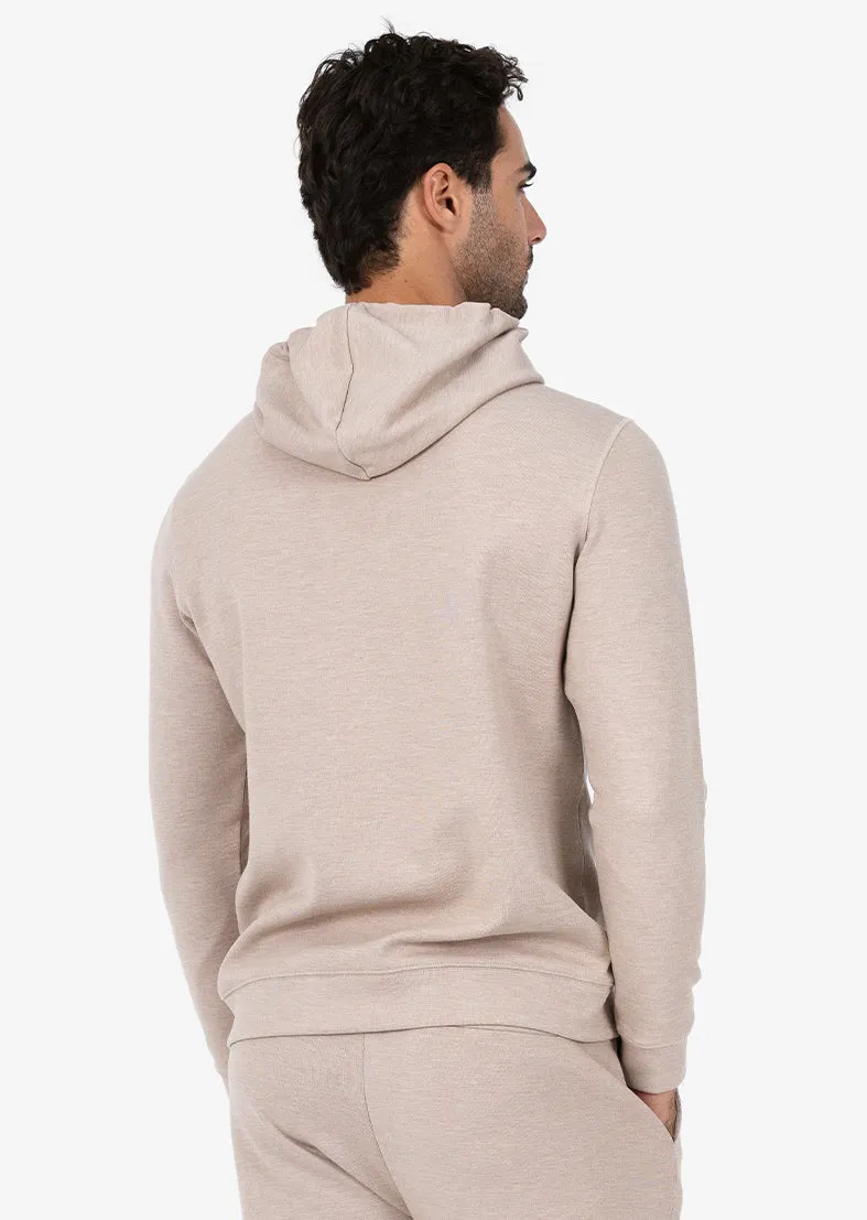 Mens All Around Lounge Hoodie Oat Marl