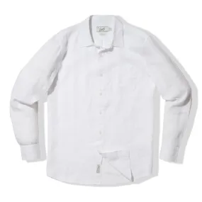 Nantucket Yarn Dyed Linen Shirt - White