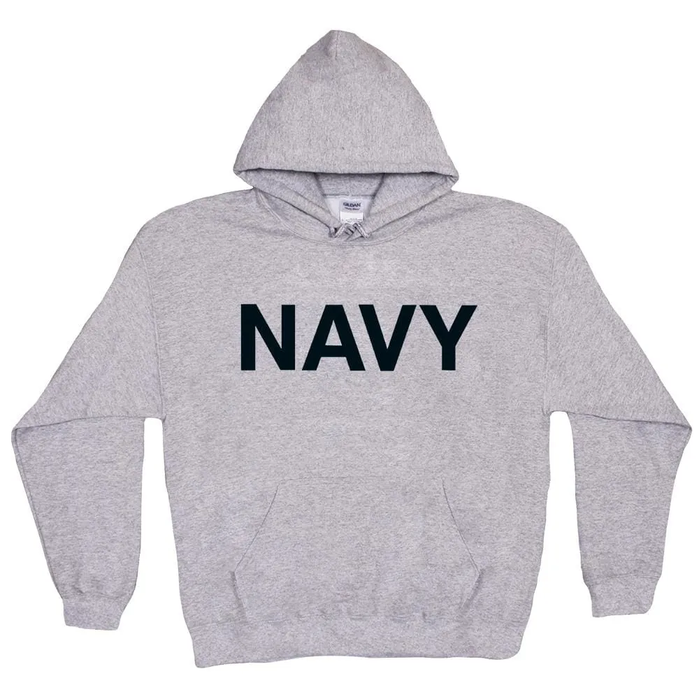 Navy Pullover Hoodie Sweatshirt