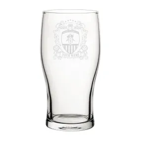 Notts County Coat Of Arms Custom Pint Glass