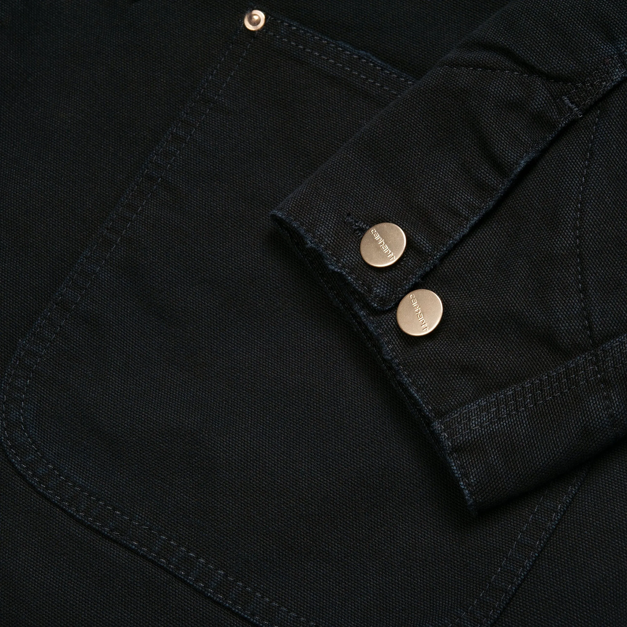 OG CHORE COAT BLACK / BLACK AGED CANVAS