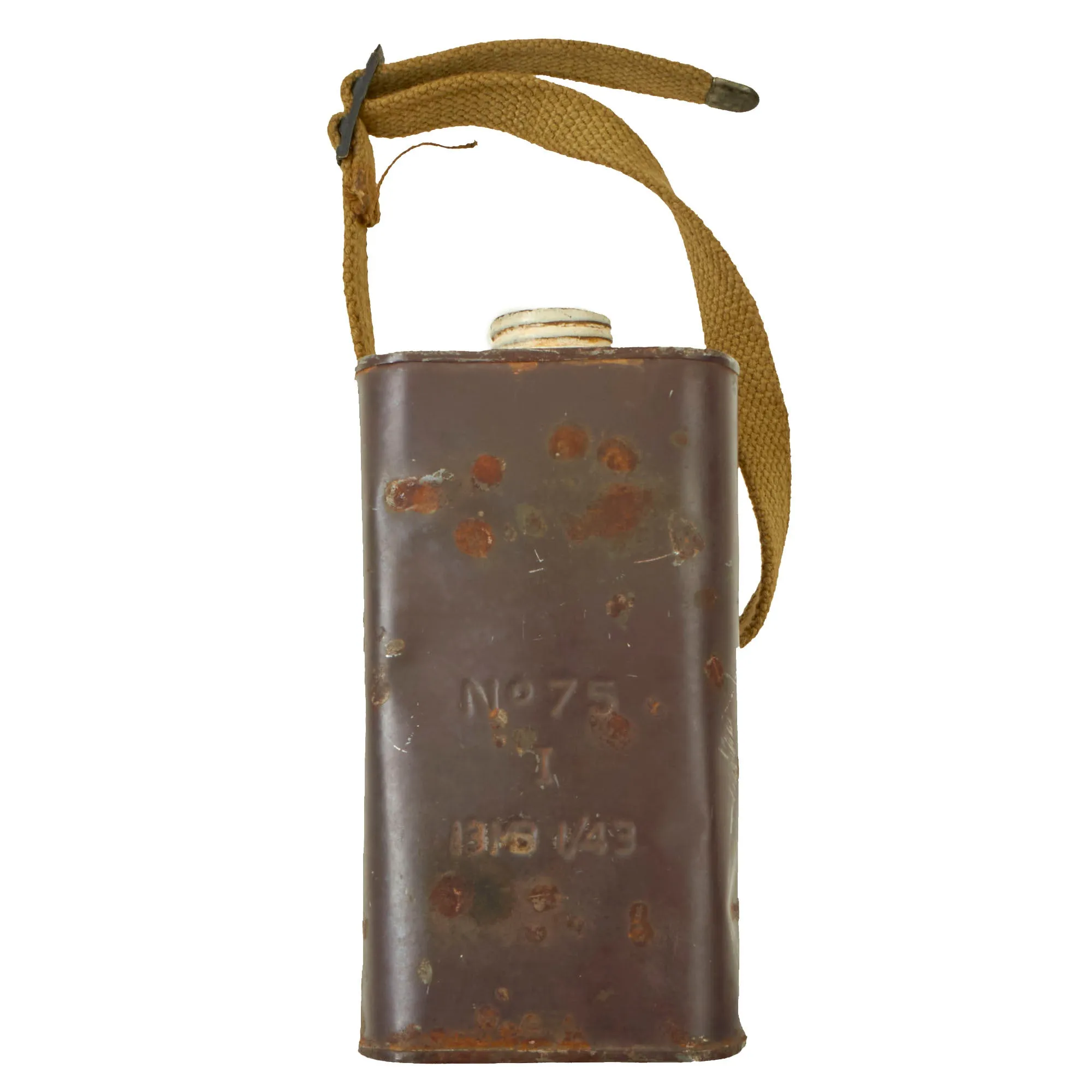 Original British WWII Inert No. 75 Anti-Tank “Hawkins” Grenade, As Used By U.S. Airborne Forces - Dated 1943