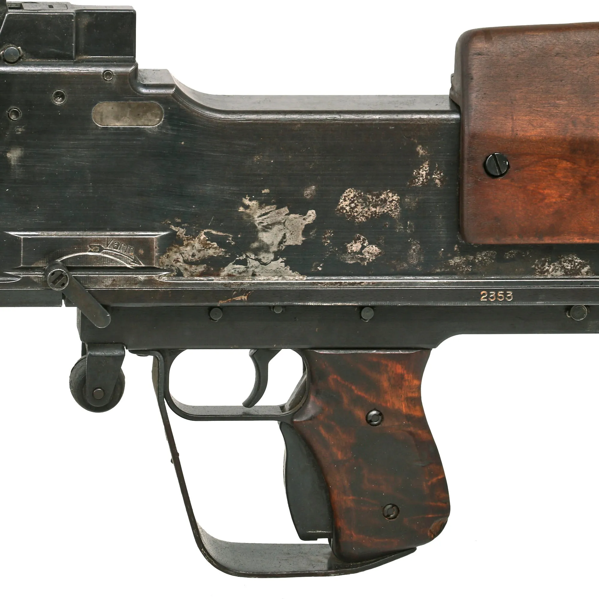 Original Finnish WWII Lahti L-39 Display Anti-Tank Rifle Serial 847 by VKT with Sled Bipod, Muzzle Cover & Display Magazine