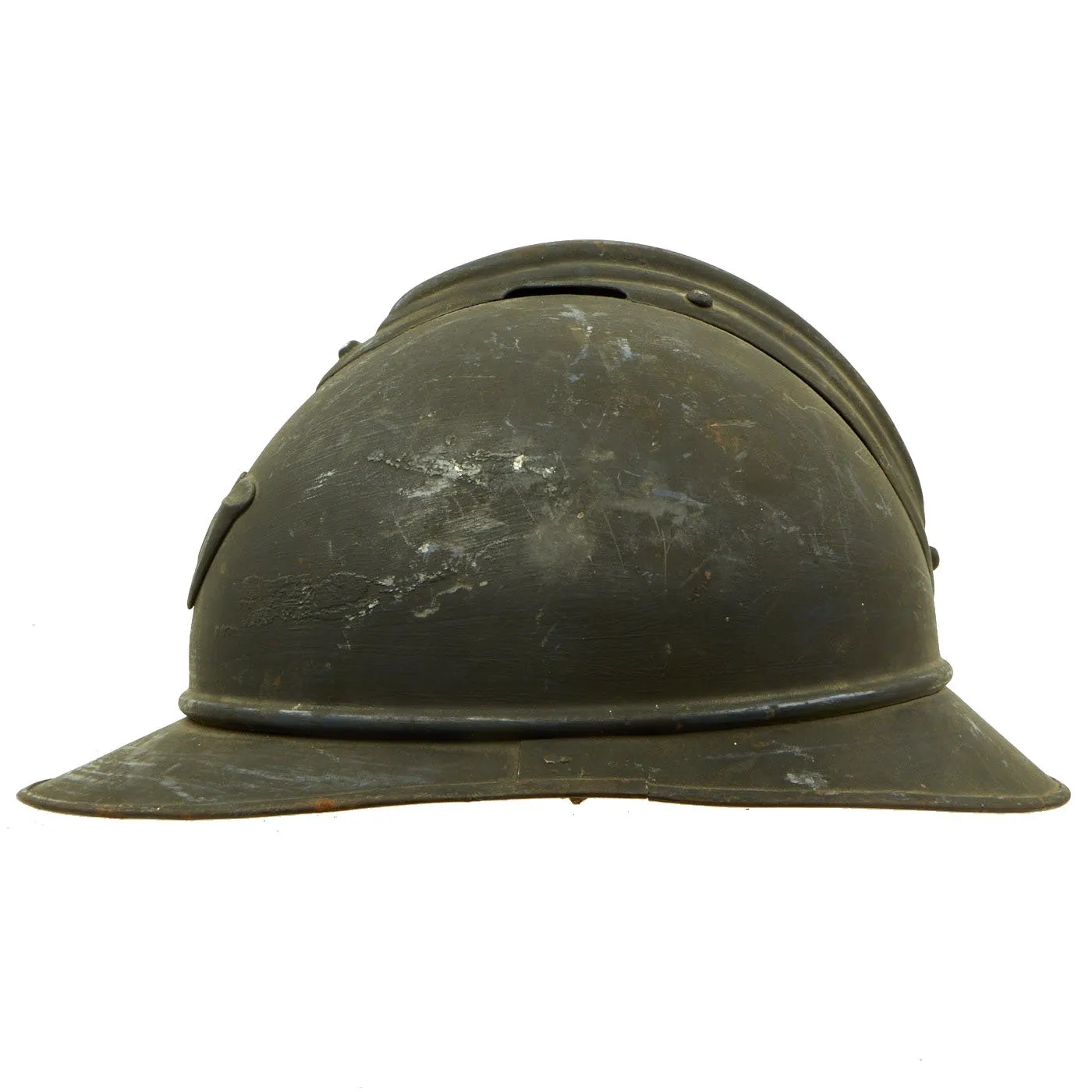 Original French WWI Model 1915 Adrian Mountain Trooper Chasseurs Helmet