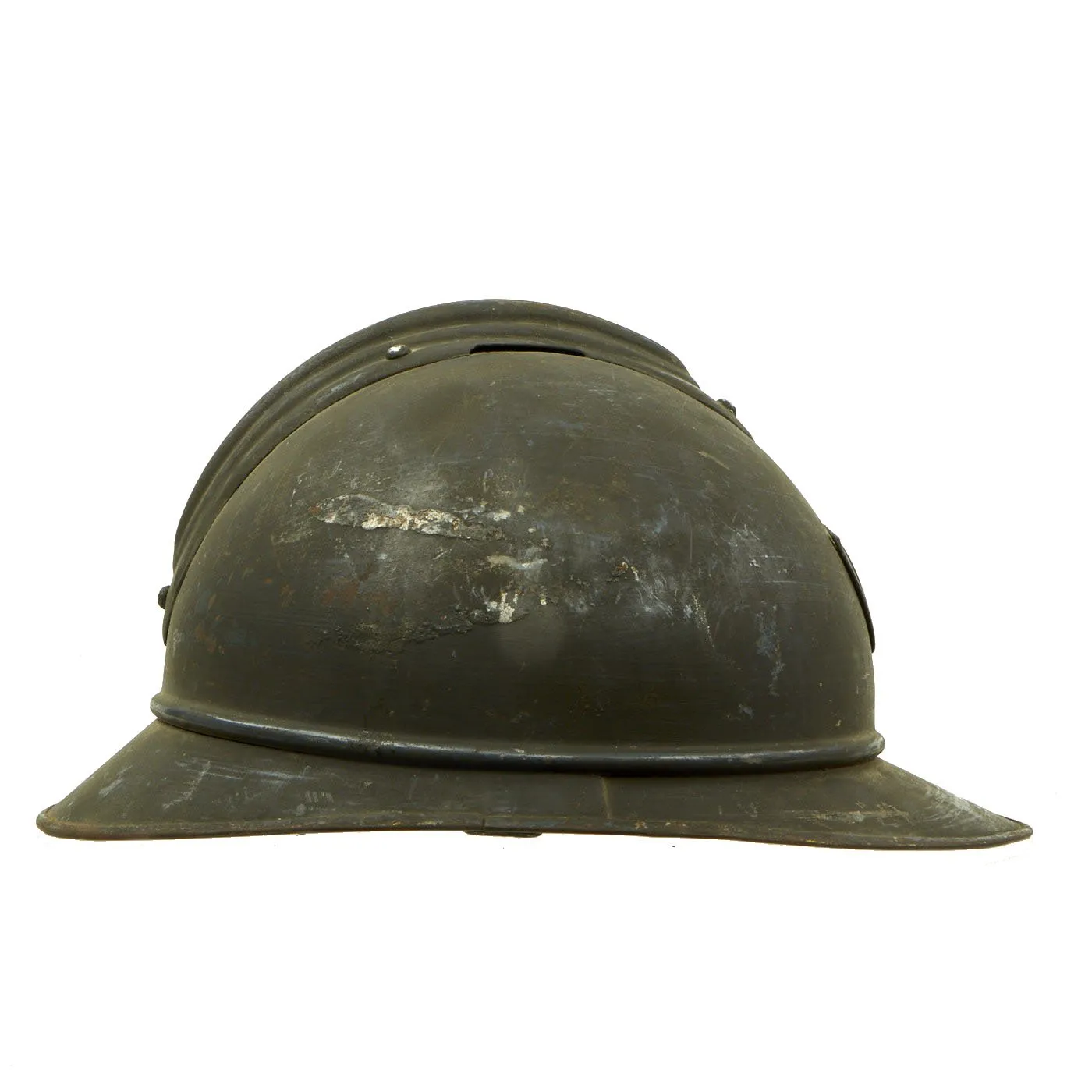 Original French WWI Model 1915 Adrian Mountain Trooper Chasseurs Helmet