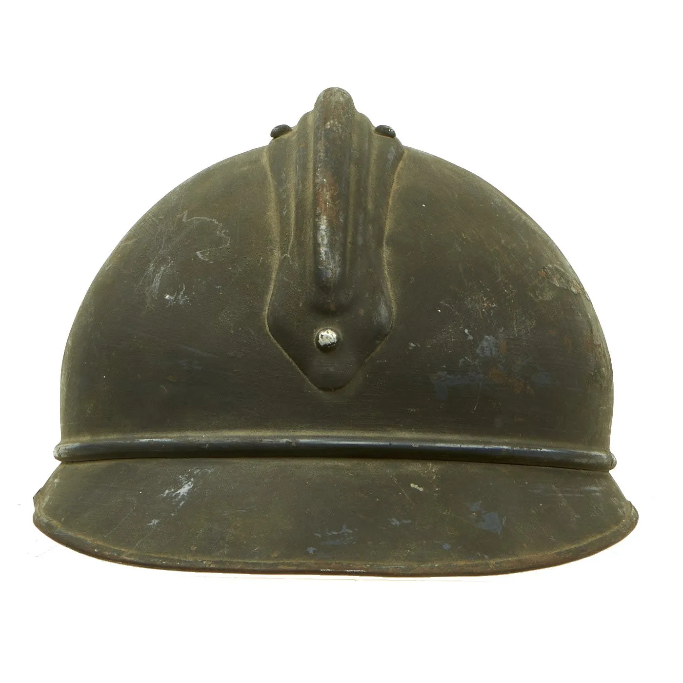 Original French WWI Model 1915 Adrian Mountain Trooper Chasseurs Helmet