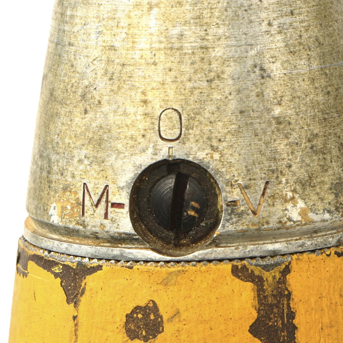 Original German WWII FlaK 88 High Explosive Inert Shell with Steel Casing - WWII Marked and Dated