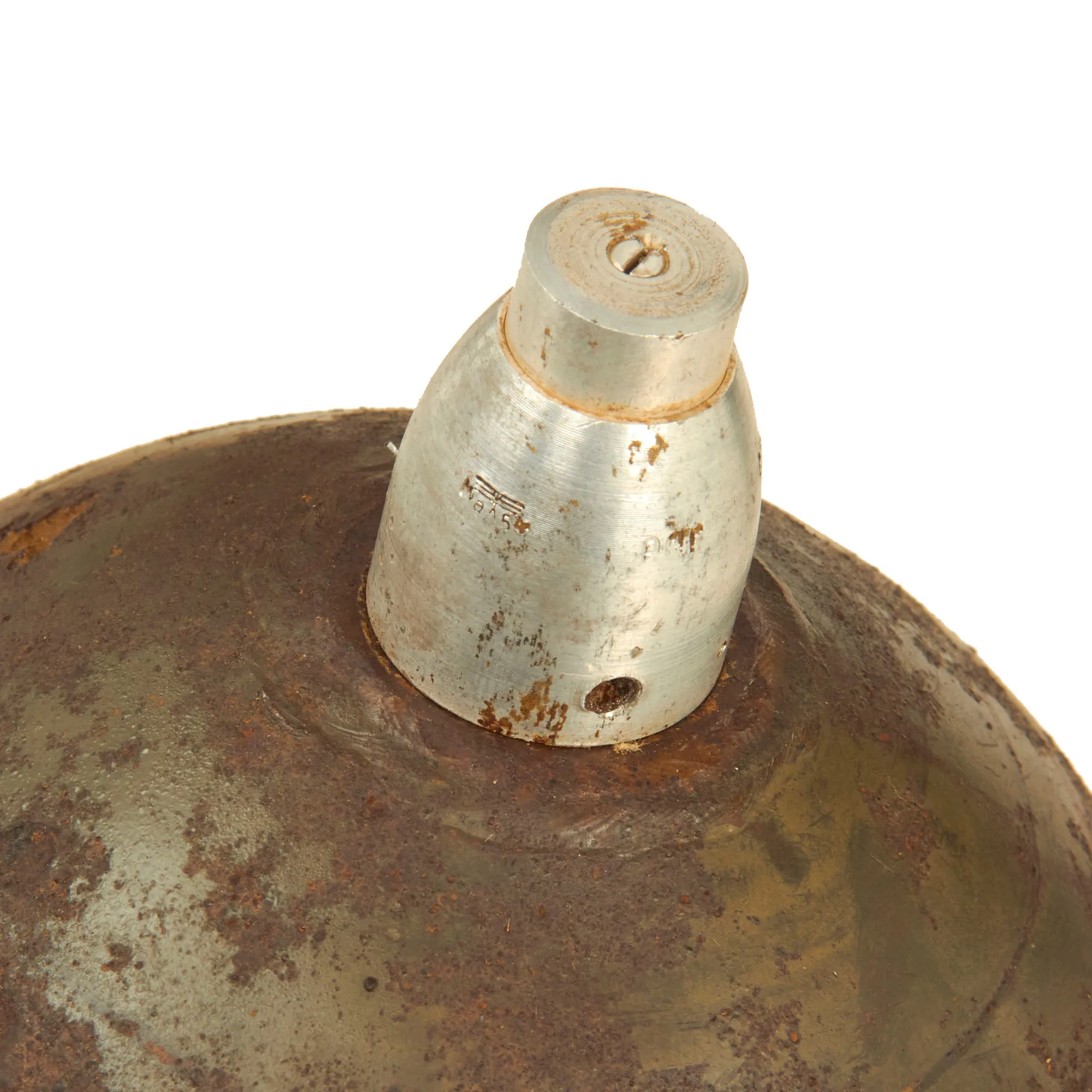 Original German WWII PAK 36 Stielgranate 41 37mm High Explosive Anti-Tank Stick Grenade with 1942 Dated Fuse