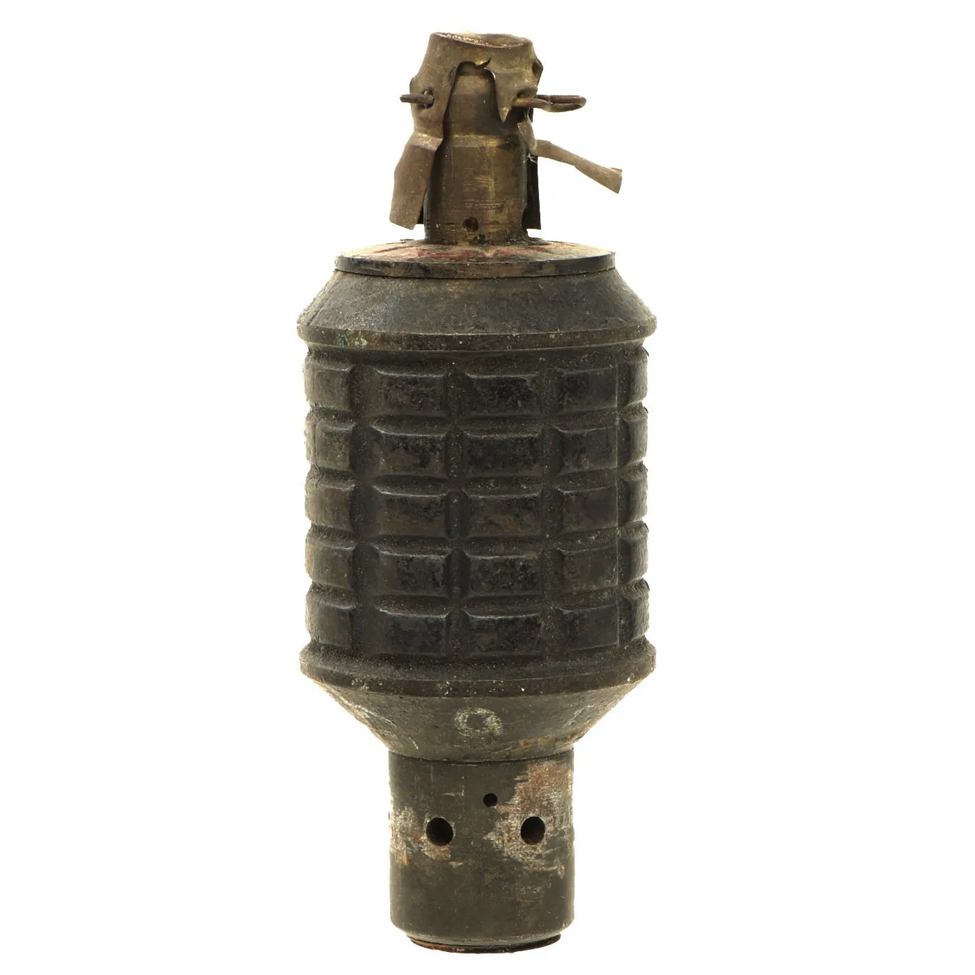 Original Japanese WWII Type 91 Hand Fragmentation Grenade dated 1938 with Booster - Inert