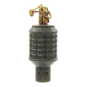 Original Japanese WWII Type 91 Hand Fragmentation Grenade - Inert