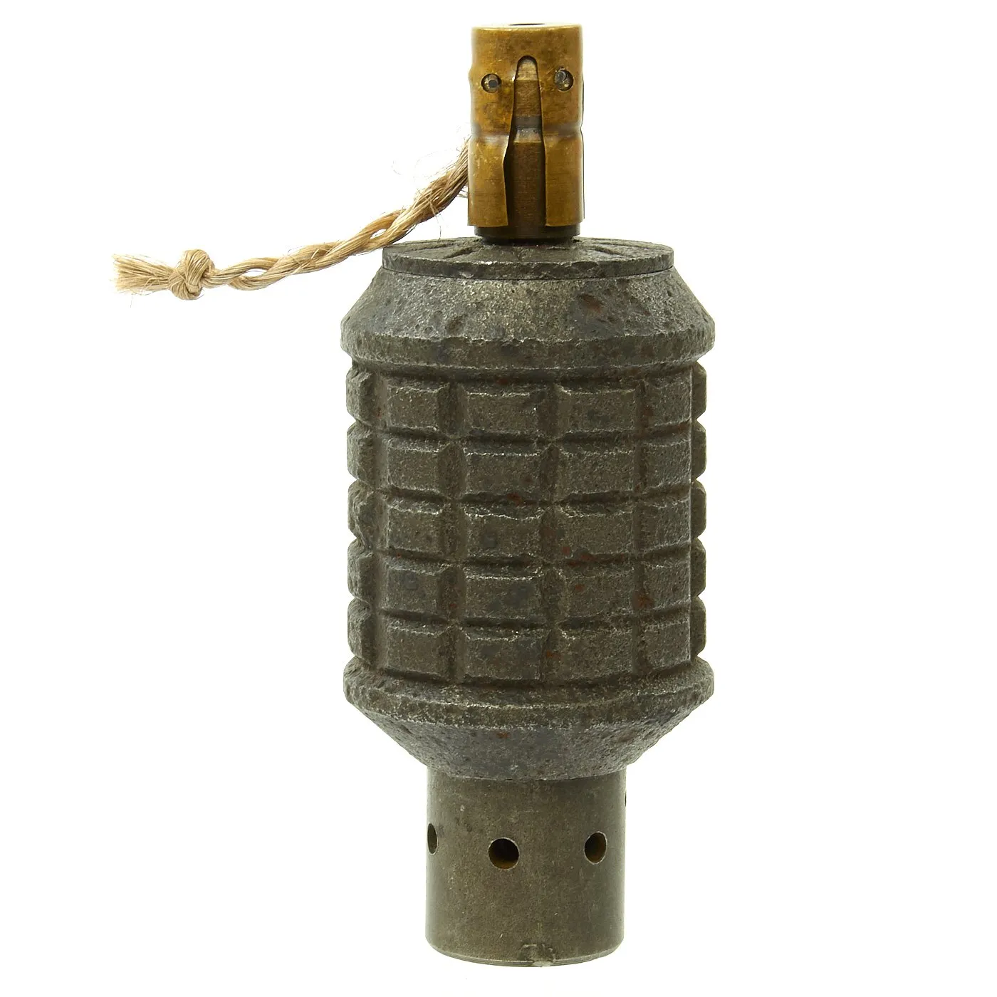 Original Japanese WWII Type 91 Hand Fragmentation Grenade with Booster - Inert