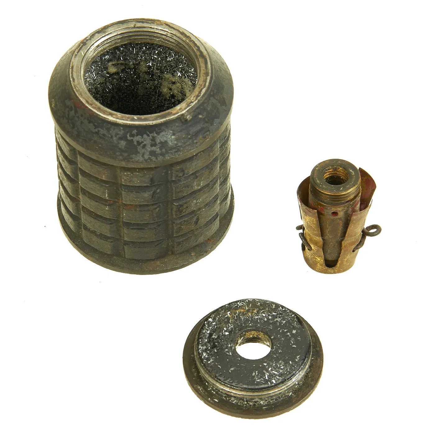 Original Japanese WWII Type 91 Inert Hand Fragmentation Grenade without Booster - dated 1940