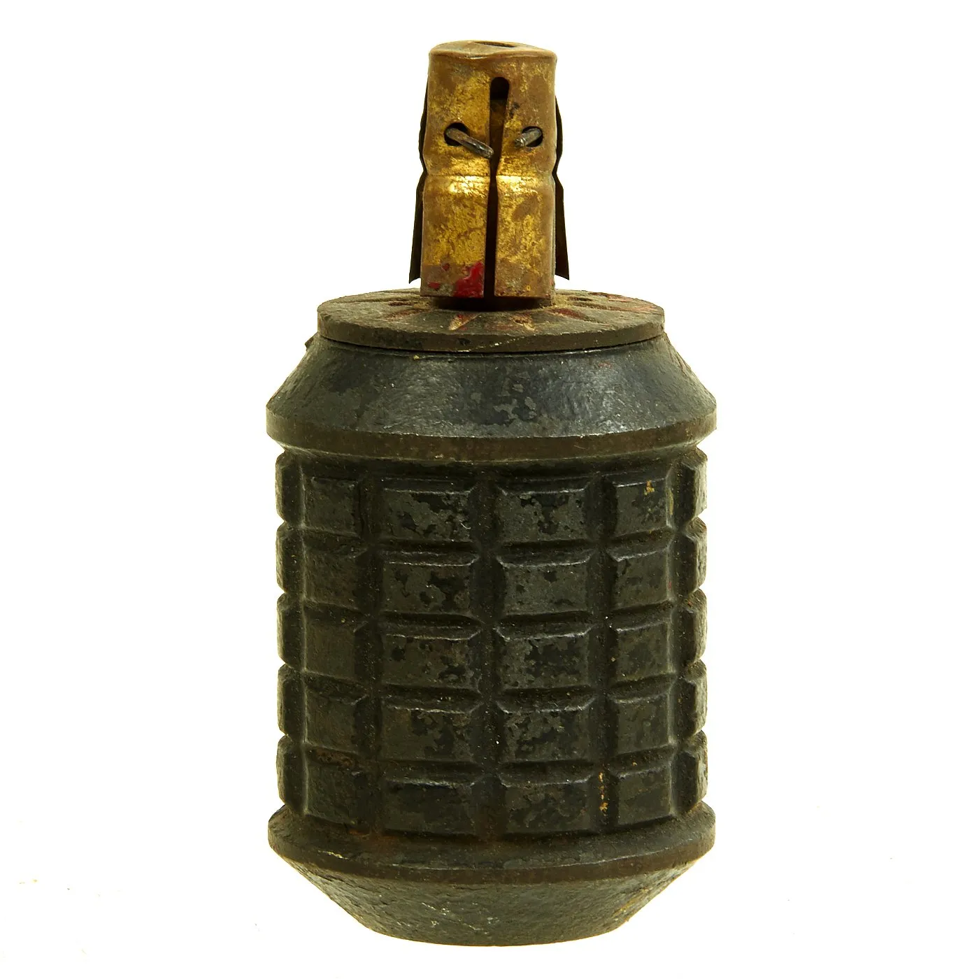 Original Japanese WWII Type 91 Inert Hand Fragmentation Grenade without Booster - dated 1940