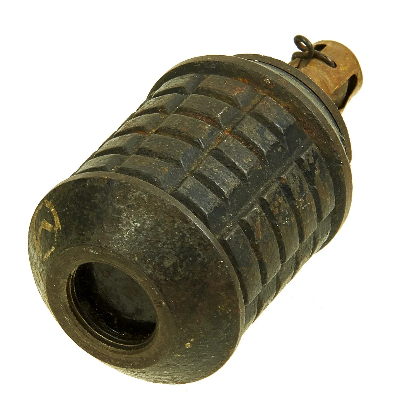 Original Japanese WWII Type 91 Inert Hand Fragmentation Grenade without Booster - dated 1940