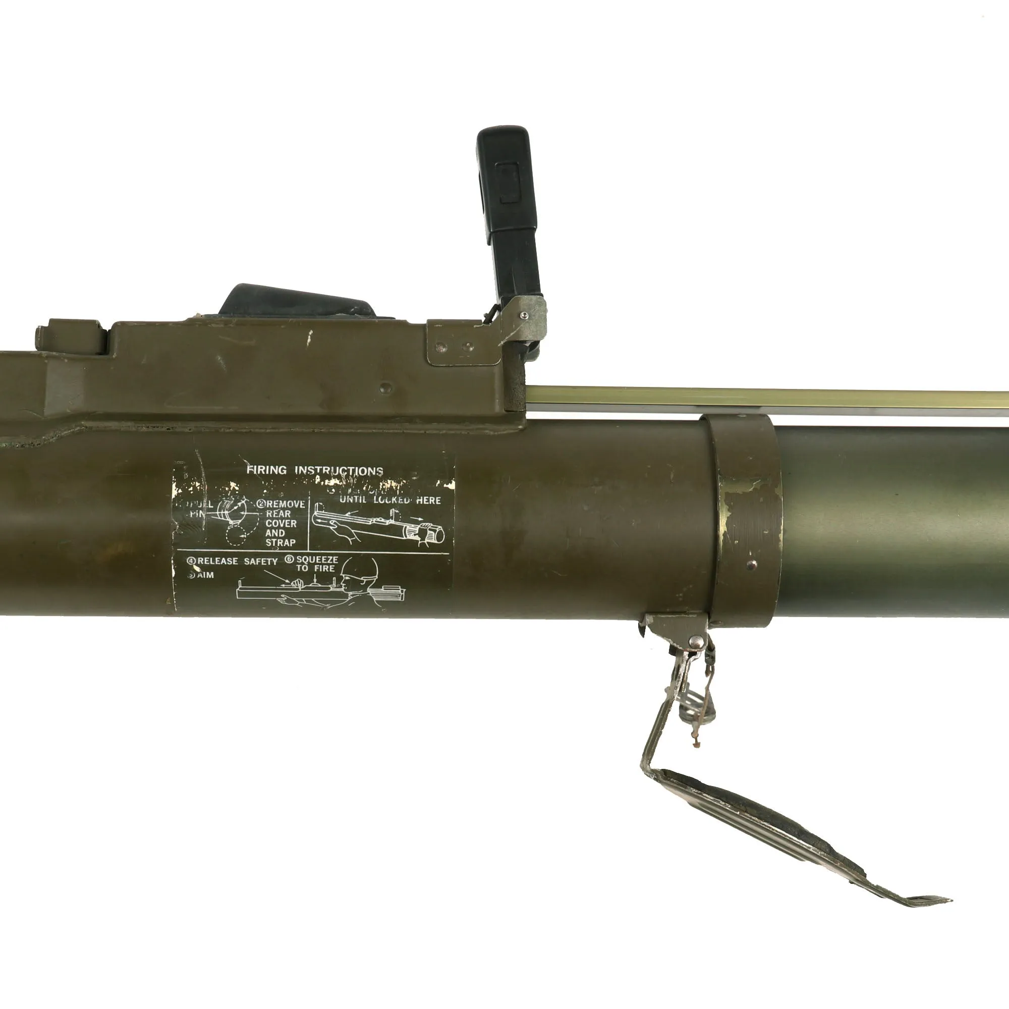 Original U.S. Vietnam War 1969 Dated M72 Light Anti-Armor Weapon “LAW” Tube Converted to M190 Subcaliber Trainer - With M73 Insert