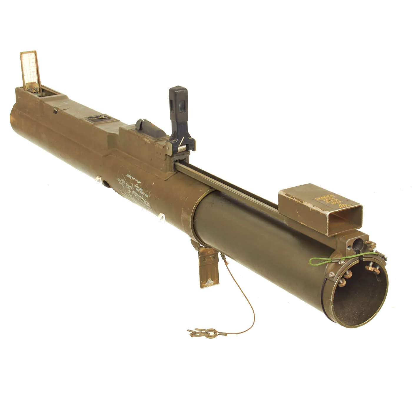 Original U.S. Vietnam War Era M72 Light Anti-Armor Weapon “LAW” Tube Converted to M190 Subcaliber Trainer - Without M73 Insert