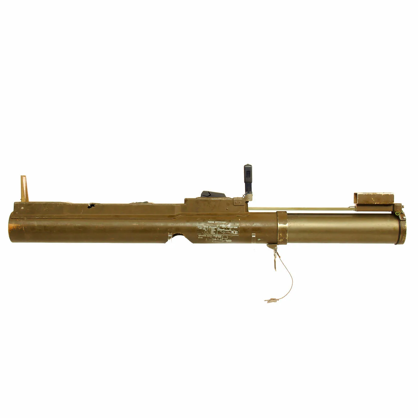 Original U.S. Vietnam War Era M72 Light Anti-Armor Weapon “LAW” Tube Converted to M190 Subcaliber Trainer - Without M73 Insert