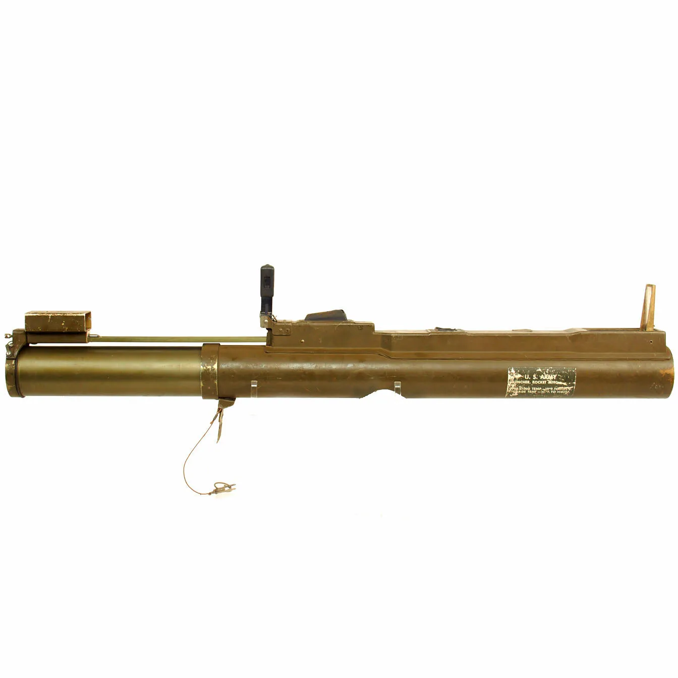 Original U.S. Vietnam War Era M72 Light Anti-Armor Weapon “LAW” Tube Converted to M190 Subcaliber Trainer - Without M73 Insert