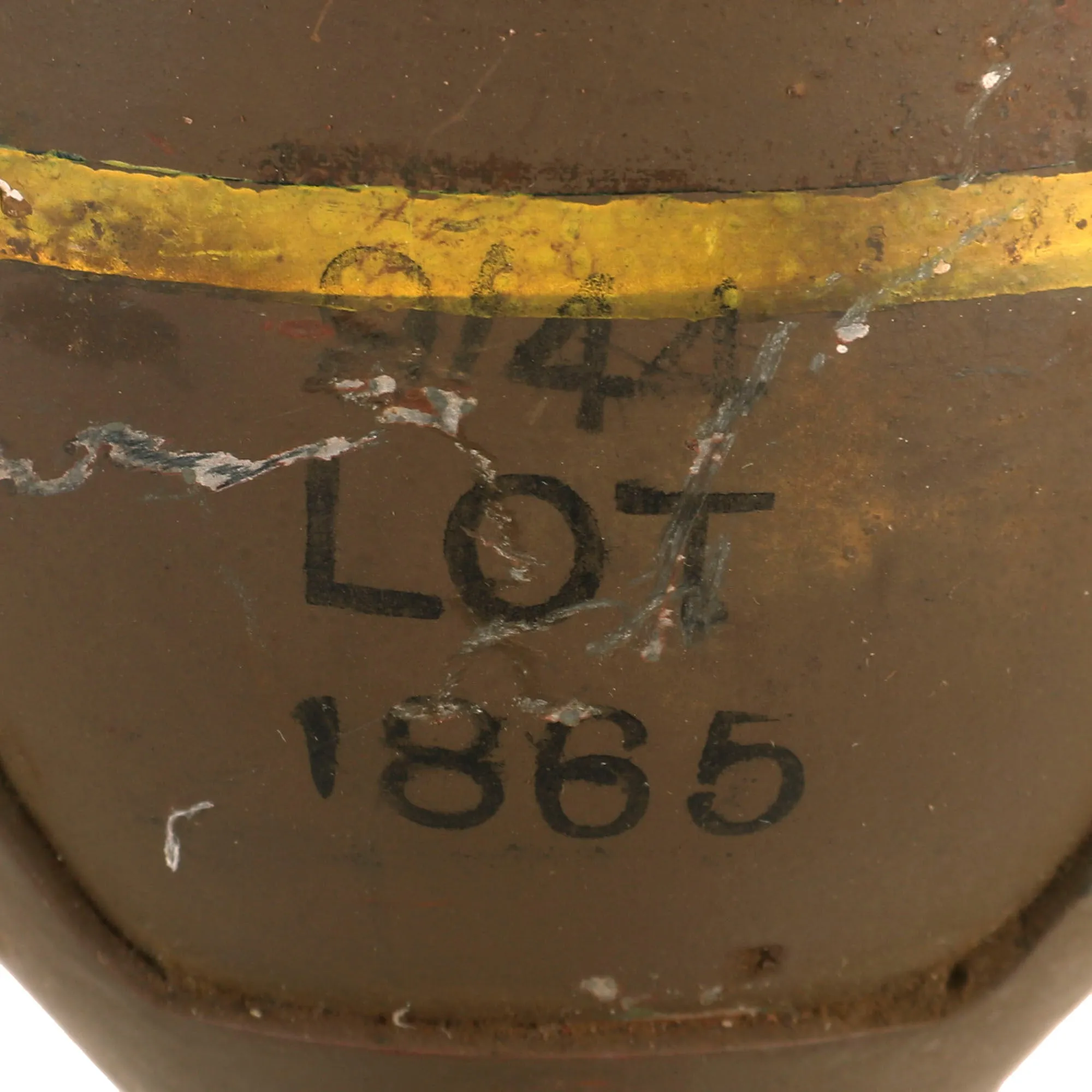 Original WWII British Inert PIAT Anti-Tank Bomb Launcher Round - Dated September 1944