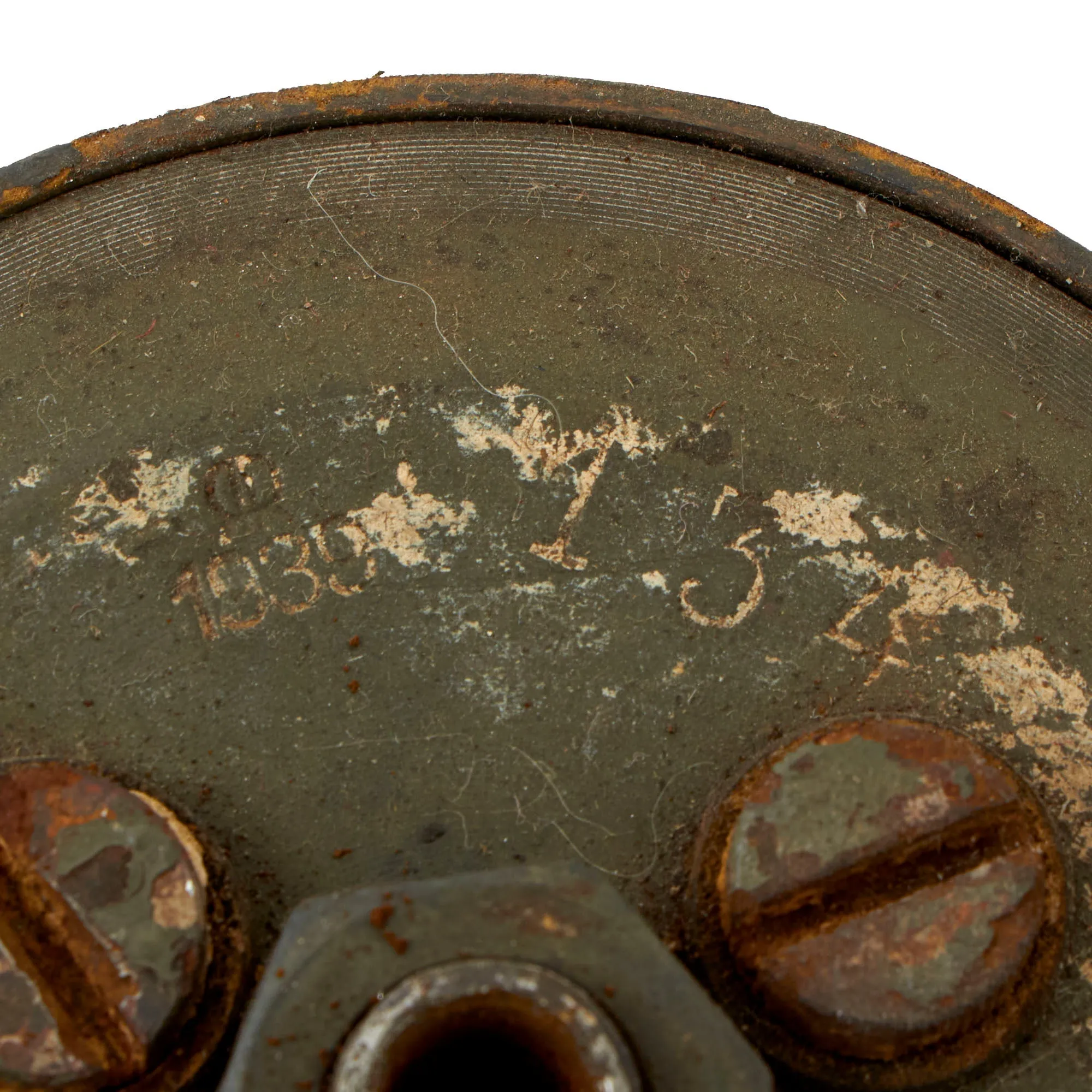 Original WWII German 1940 dated Bouncing Betty S-Mine with Shrapnel and Pressure 35 Fuse