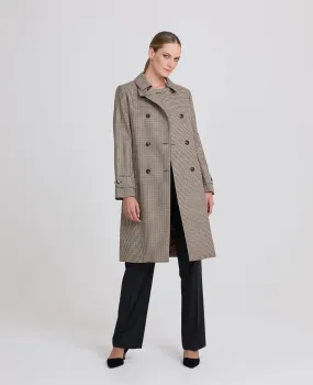 Orwell Check Trench Coat