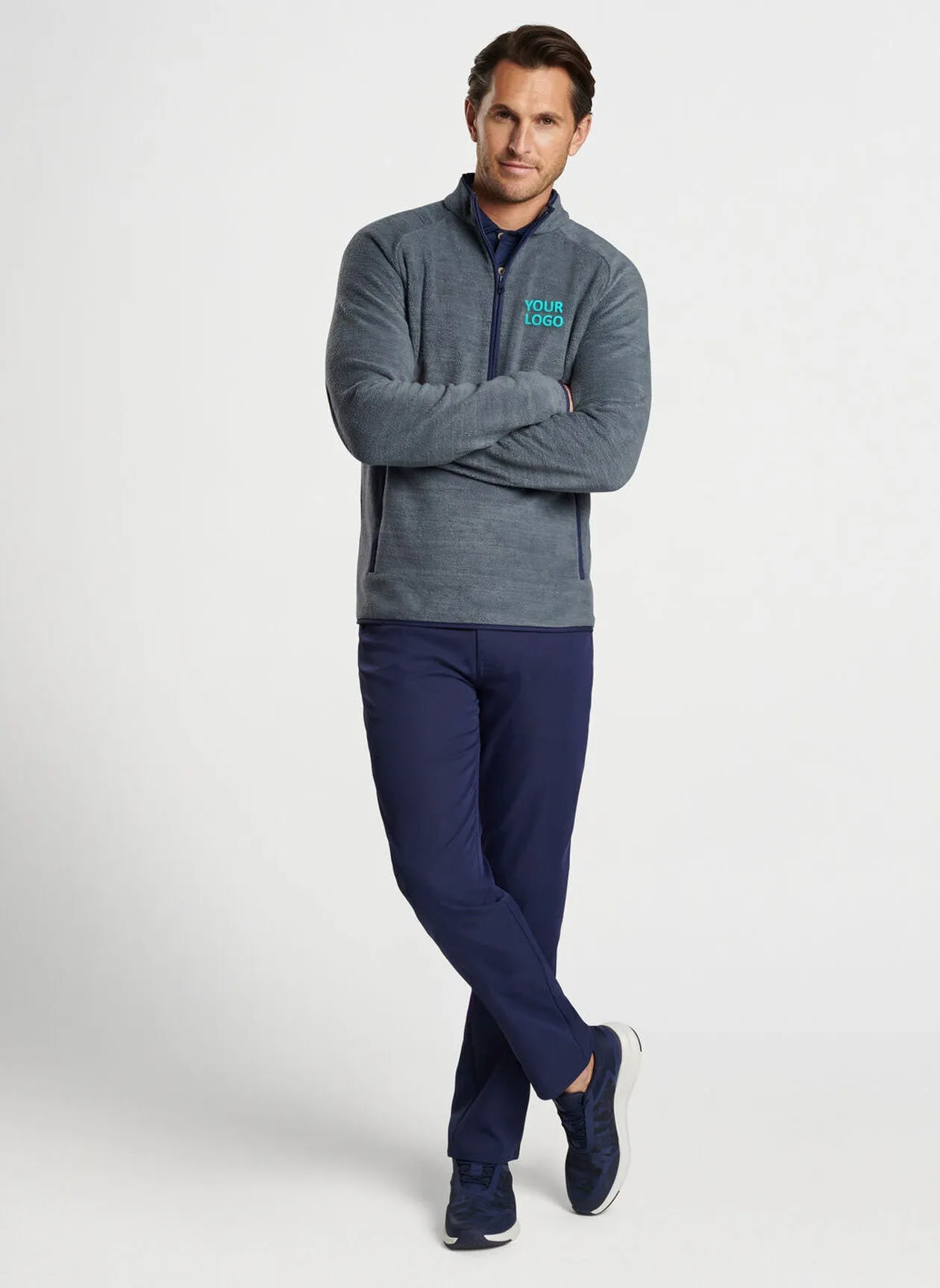 Peter Millar Fade Custom Half-Zips, Iron