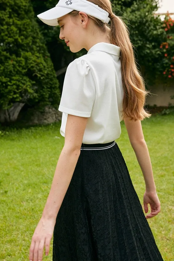 [PlayDEBB]Lace Pleated Skirt_BK(DDCMA7011M)