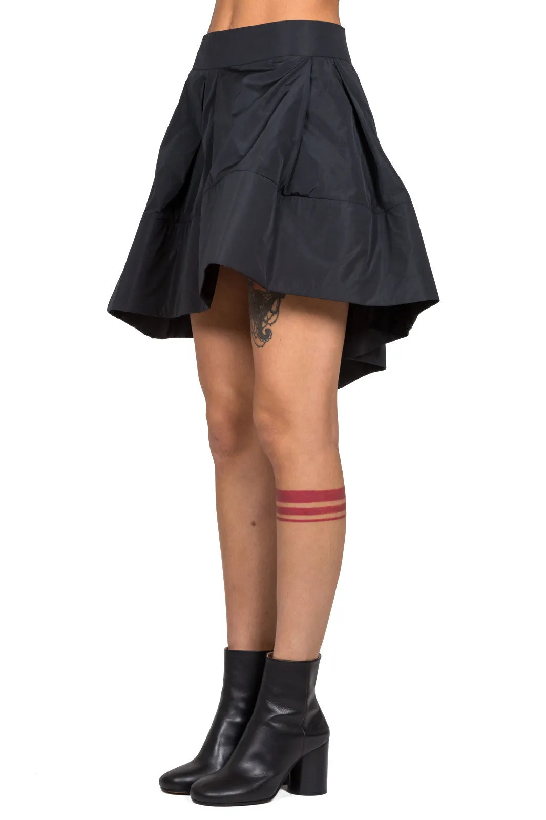 Pleated Short Skirt