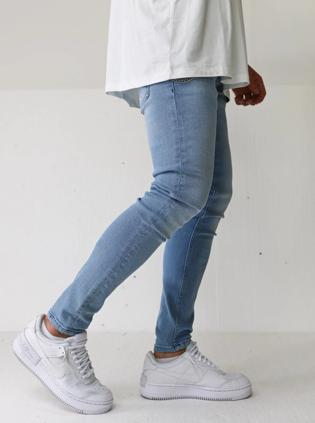 Premium 4X Stretch Light Blue Jeans