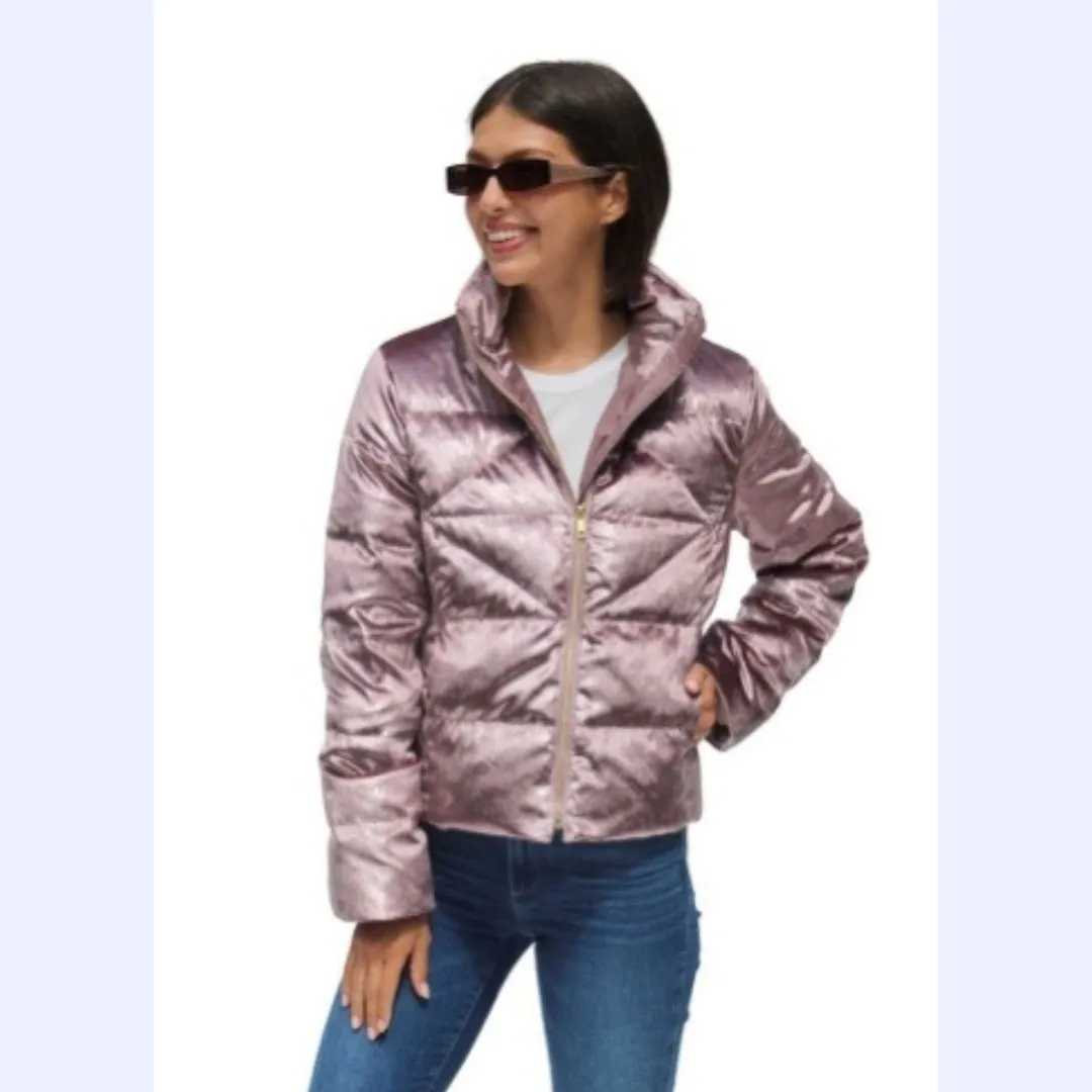 Puffer Jacket With Shimmer