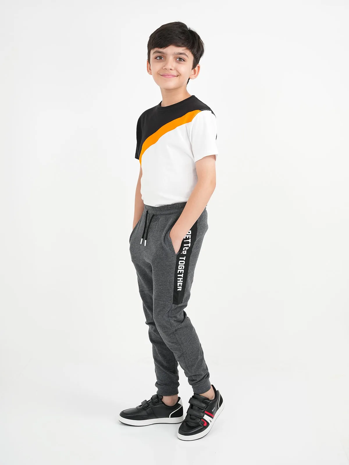 "ANTOIXE" Kids Casual Comfy Summer Joggers Pants