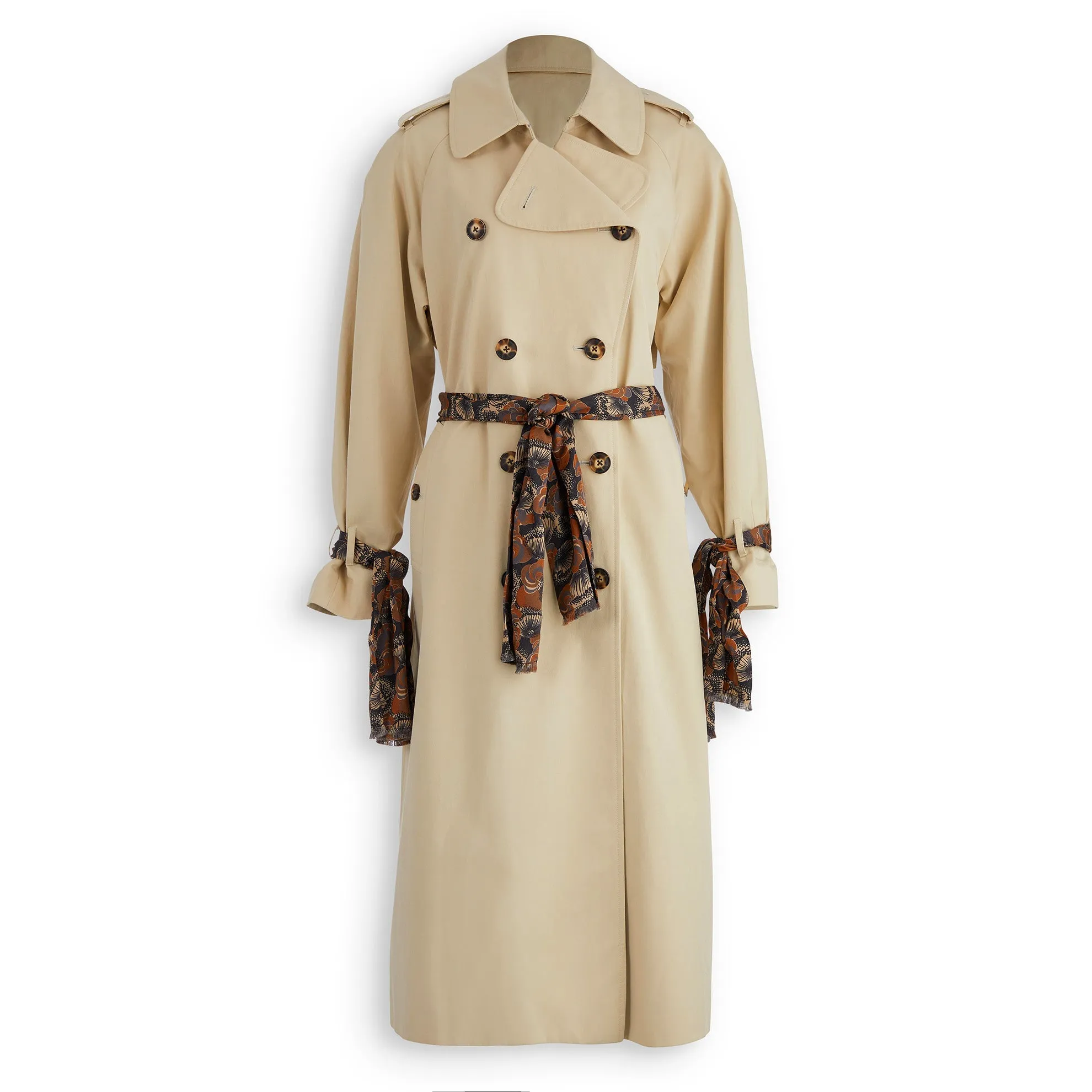 Scarf Tie Trench Coat