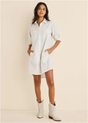 Shirt Dress - Off White