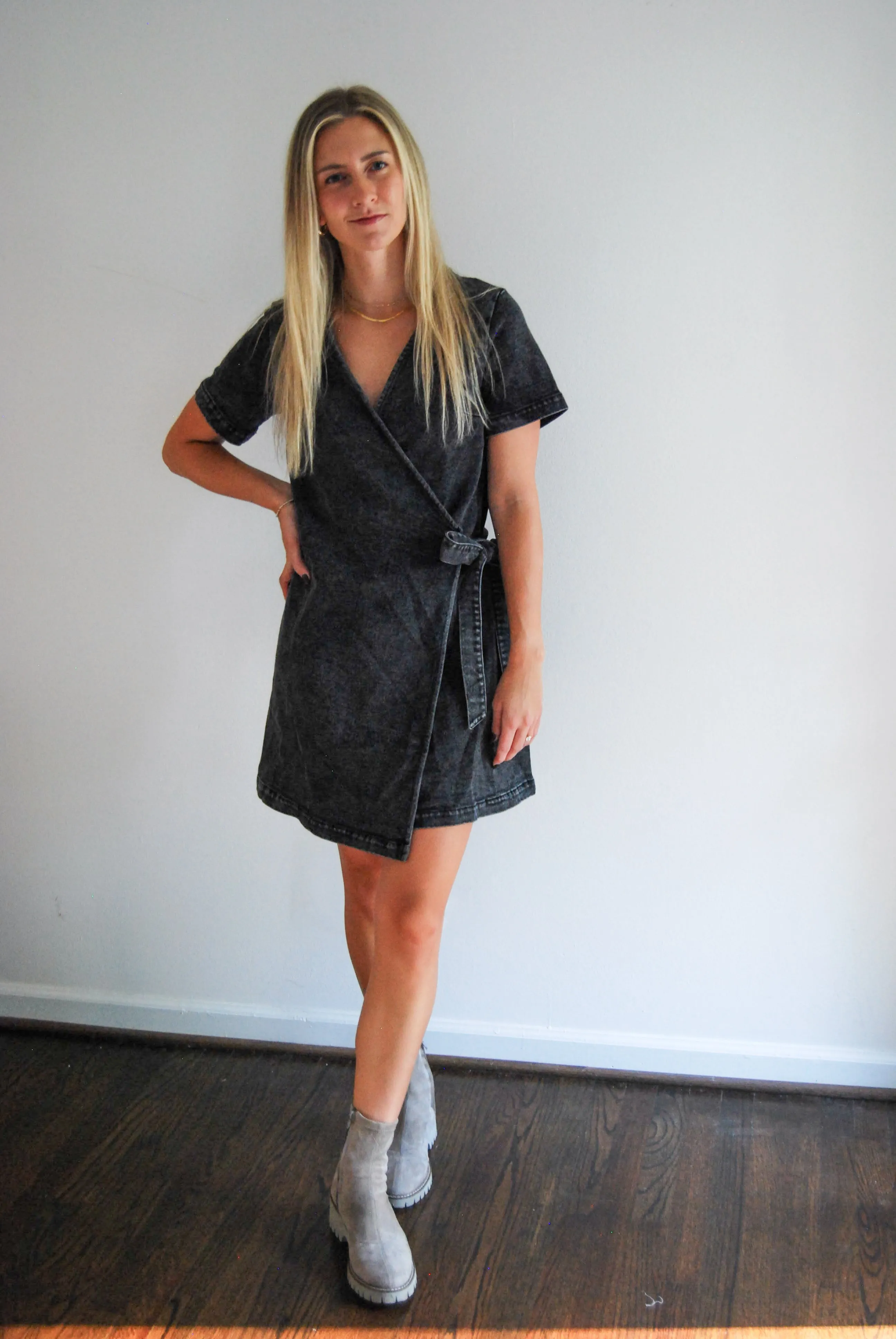 State Of Mind Wrap Dress