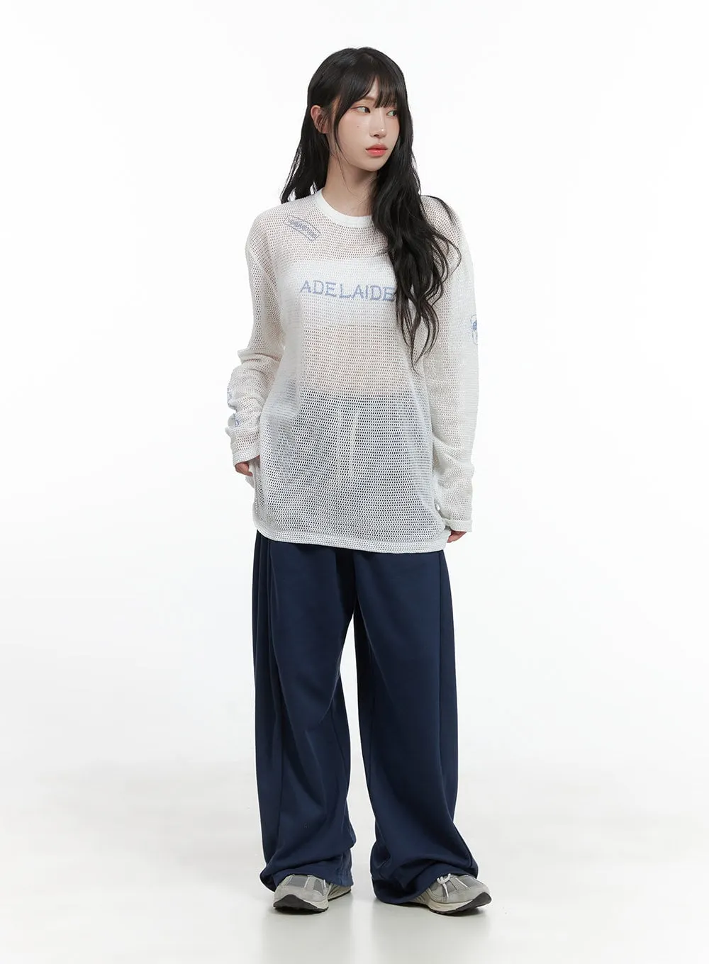 String Banded Pintuck Sweatpants CG421