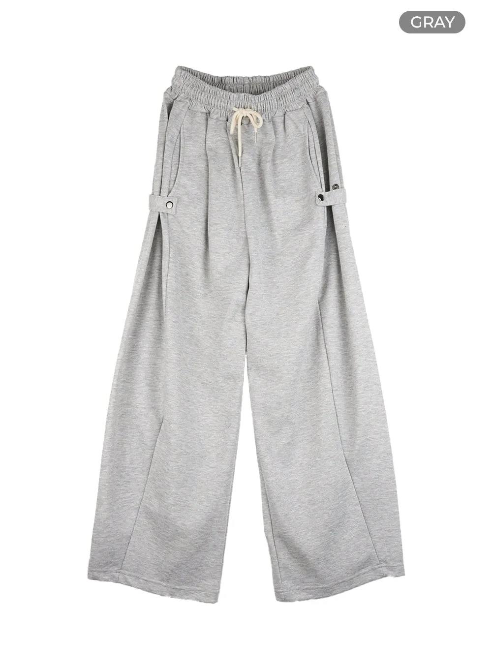 String Banded Pintuck Sweatpants CG421