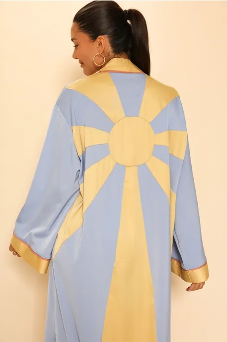 Sunburst Kimono Trench Jacket