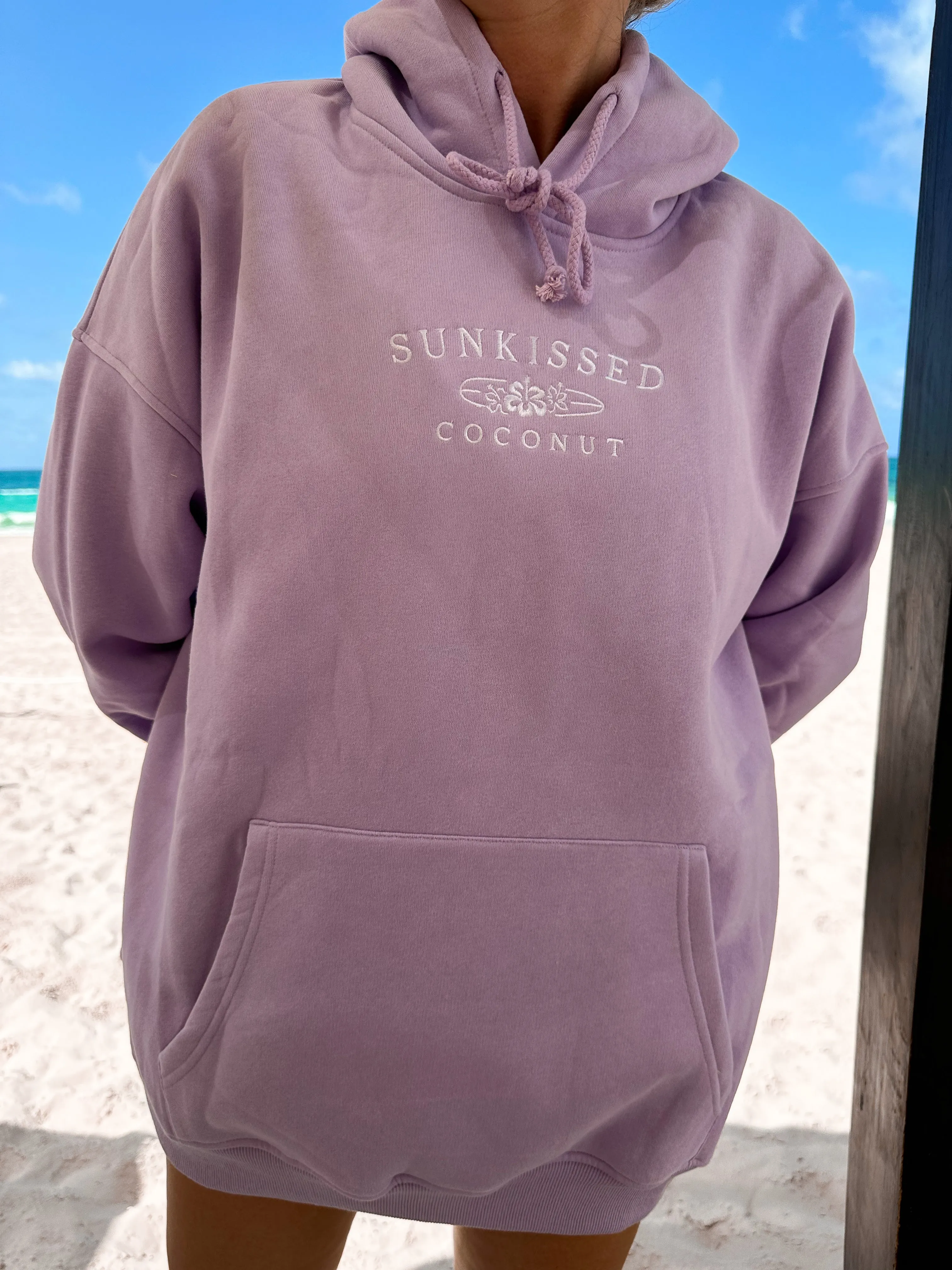 Sunkissedcoconut Embroider Hoodie