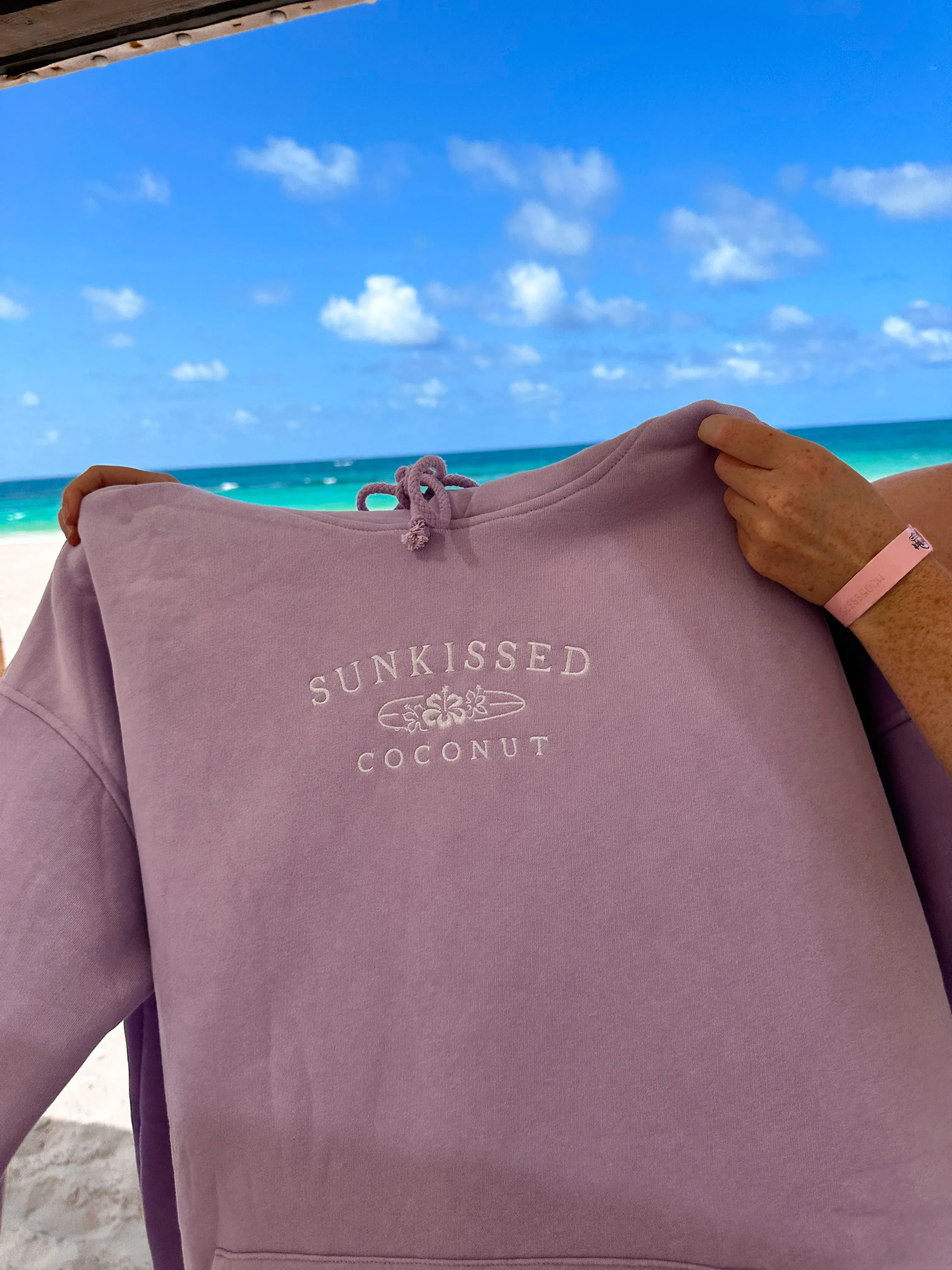 Sunkissedcoconut Embroider Hoodie