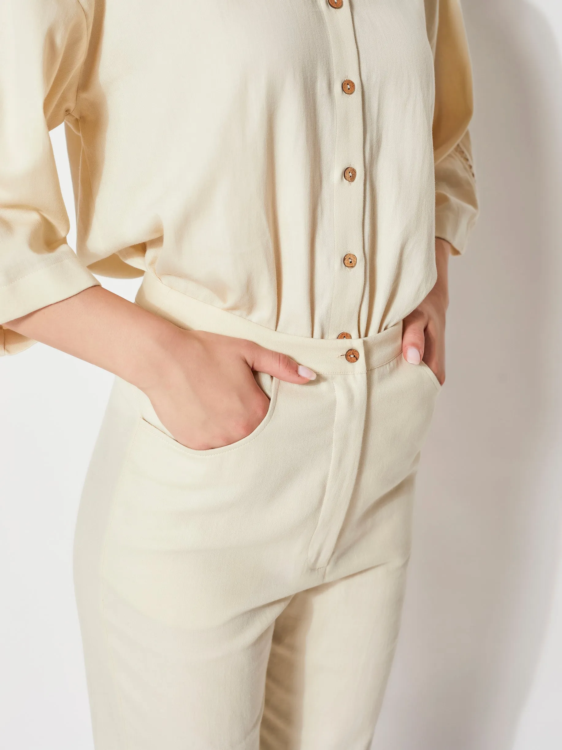 Sustainable Organic Aria Natural Lounge Pants