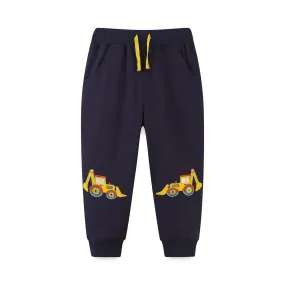 Toddler/Kid Boy's Vehicle Design Cotton Pants