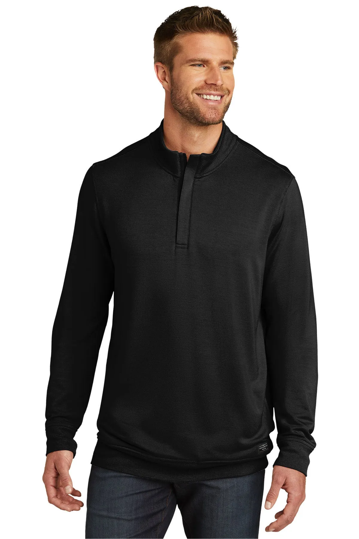 TravisMathew Newport 1/4-Zip Fleece Black