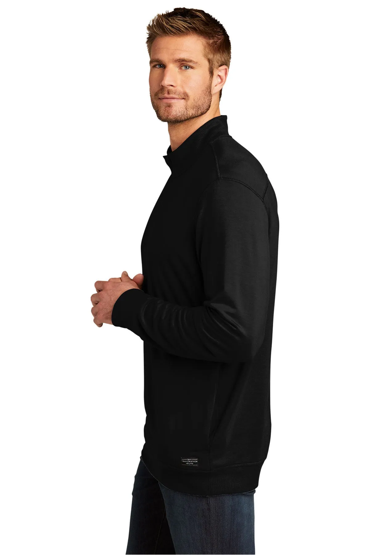 TravisMathew Newport 1/4-Zip Fleece Black