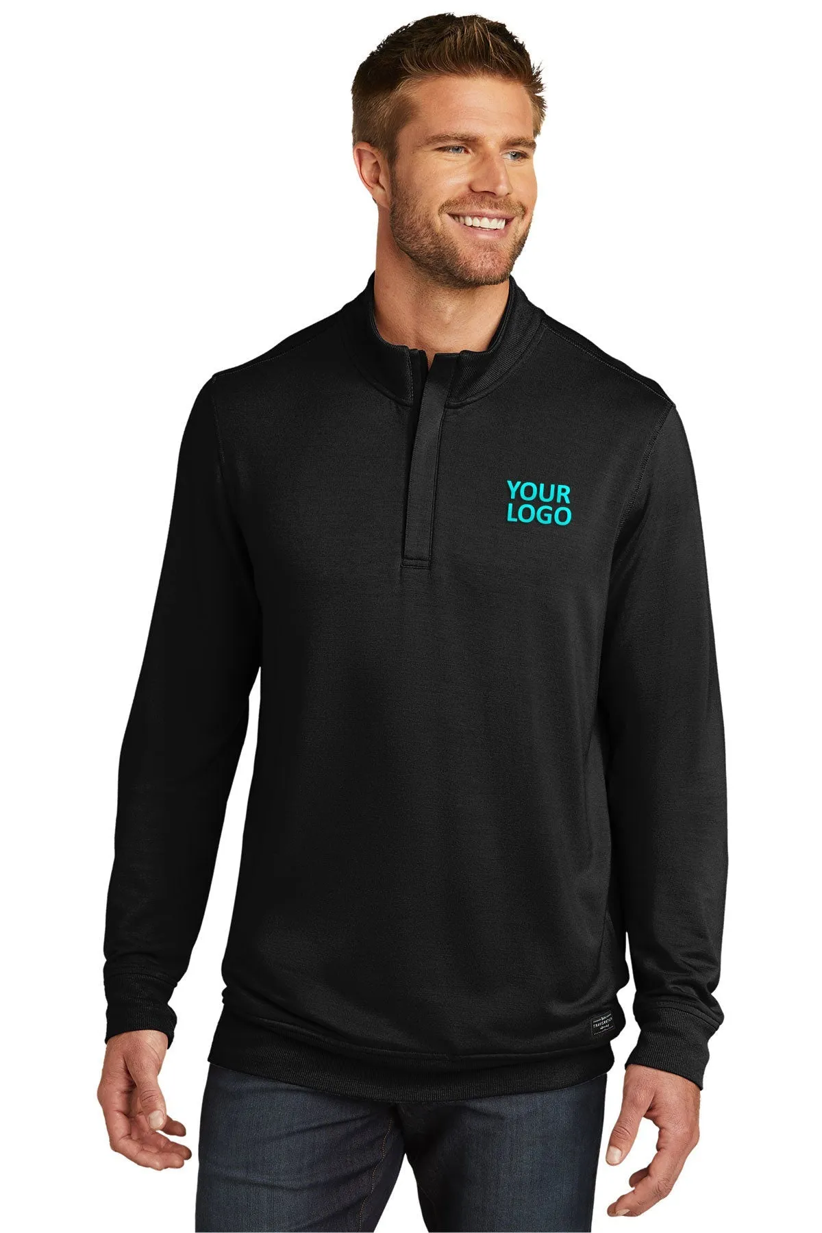 TravisMathew Newport 1/4-Zip Fleece Black